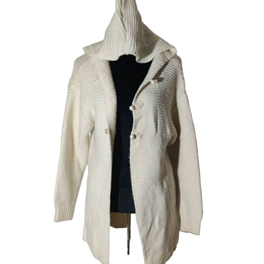ZARA KIDS White Cable Knit Cardigan